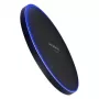 AXAGON WDC-P10T õhuke juhtmevaba kiirlaadimispadi, Qi 5/7,5/10W, mikro-USB