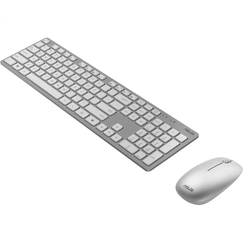ASUS W5000 juhtmevaba klaviatuuri ja hiire komplekt, valge