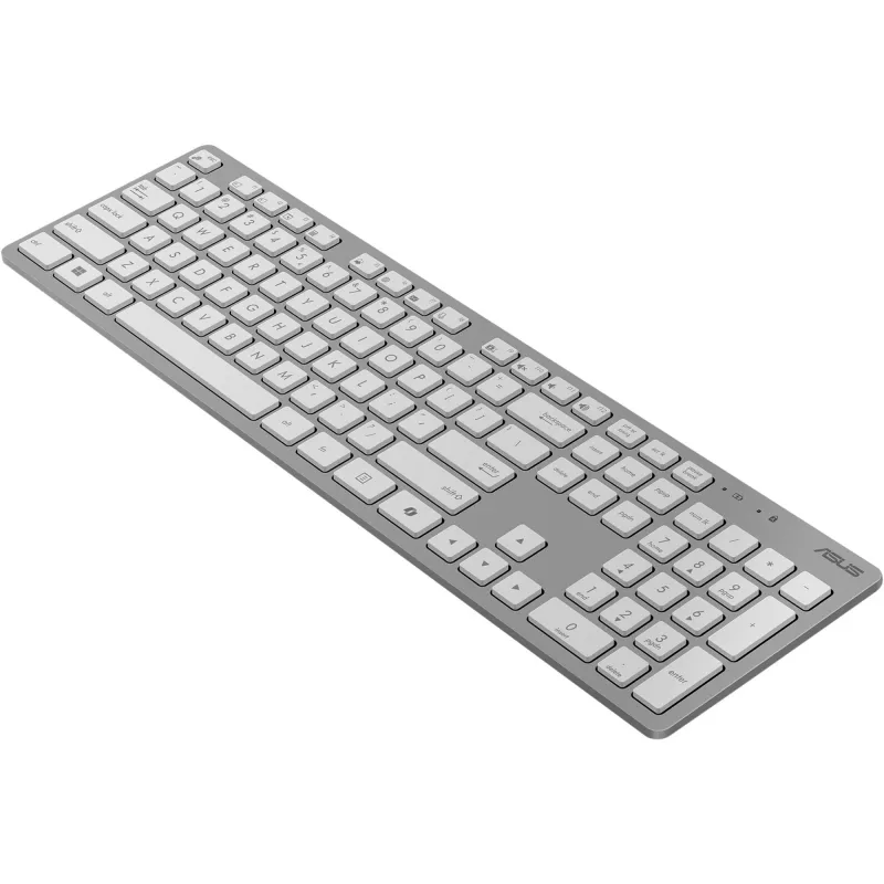 ASUS W5000 juhtmevaba klaviatuuri ja hiire komplekt, valge