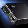 Cudy MC100SA-20 võrgumeediumimuundur 100 Mbit/s 1310 nm Single-mode Must