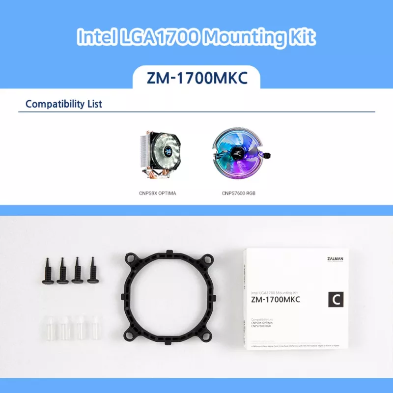 Zalman ZM-1700MKC - Upgrade-Kit for Processor Cooler - (for: LGA1200, LGA1700)
