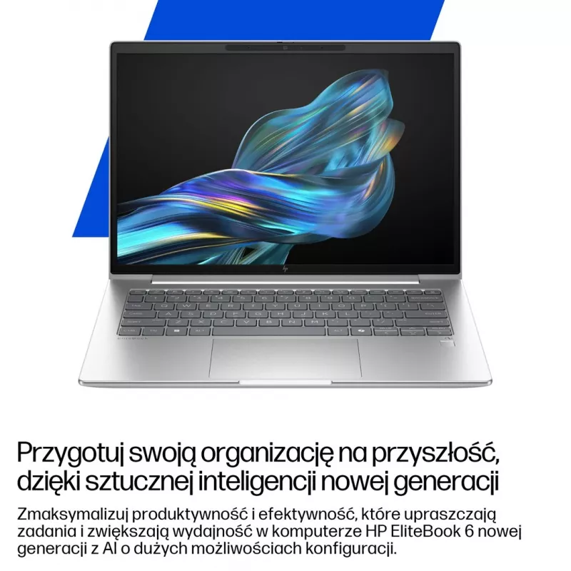 HP EliteBook 6 G1a Next Gen AI PC Copilot+ PC AMD Ryzen AI 5 340 sülearvuti 35,6 cm (14 inch) WUXGA 16 GB DDR5-SDRAM 512 GB SSD Wi-Fi 6E (802.11ax) Windows 11 Pro hõbedane