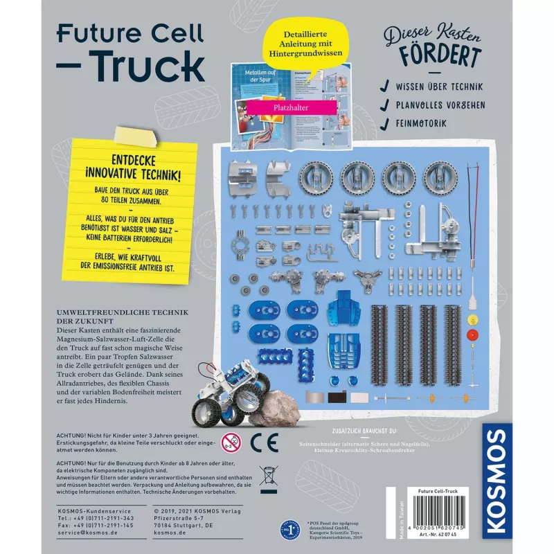 Future Cell-Truck, eksperimendikomplekt