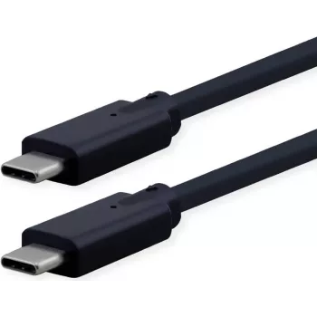 ROLINE - USB-kaabel - 24 pin USB-C (M) to 24 pin USB-C (M) - USB 3.2 - 48 V - 5 A - 1.5 m - USB-toiteallikas (240 W) - Must (11.02.9077)