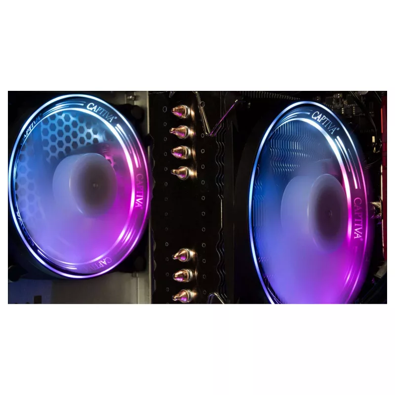 Captiva Advanced Gaming PC R92-707 AMD Ryzen 5 5500, 16GB RAM, 500GB SSD, GeForce RTX 5060 (8GB GDDR7), OS puudub