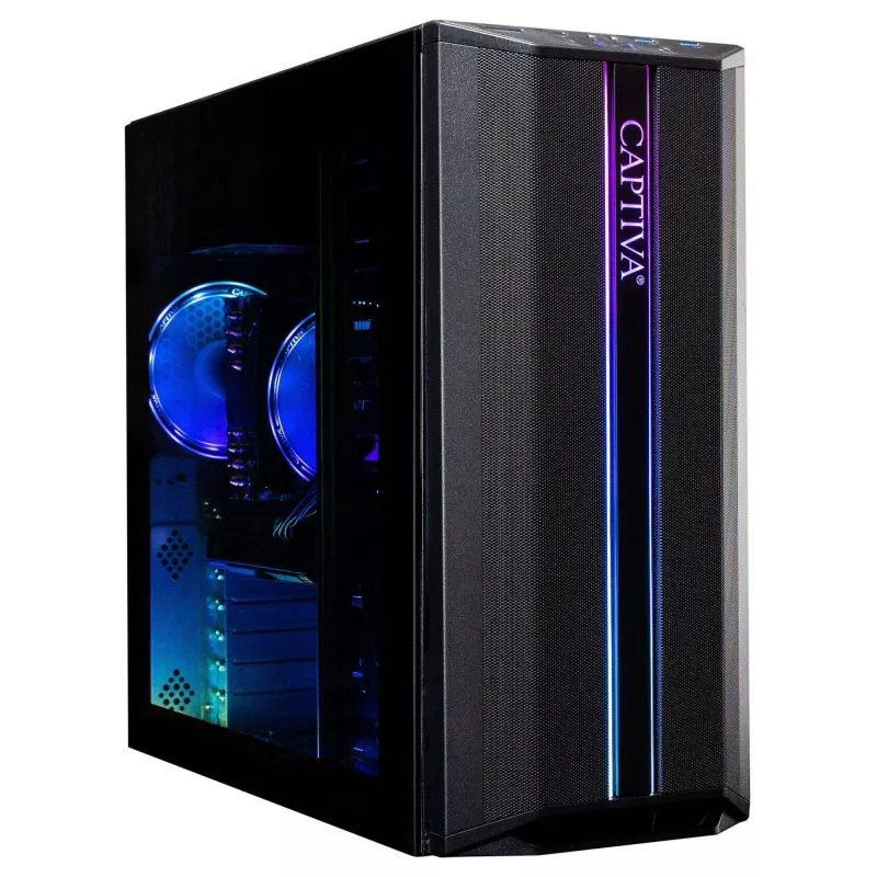 Captiva Advanced Gaming PC R92-707 AMD Ryzen 5 5500, 16GB RAM, 500GB SSD, GeForce RTX 5060 (8GB GDDR7), OS puudub