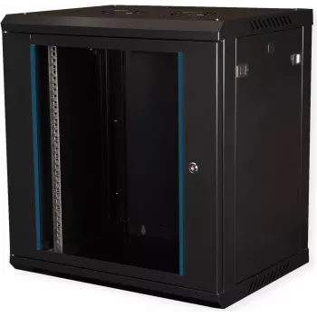 VALUE 19-tolline seinakapp 600x450mm must komplekt - WandEnclosure (26.99.0825)