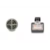 DeLOCK 60077 kaabliadapter M12 RJ-45 Must - türkiissinine (60077)