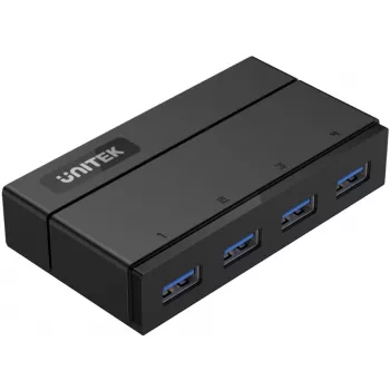 UNITEK Y-HB03001 liidese jaotur USB 3.2 Gen 1 (3.1 Gen 1) Type-B 5000 Mbit/s Must