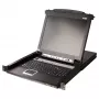 ATEN CL5708MW 43 cm lai LCD KVM-lüliti, USB-PS/2, VGA, 8 porti, UK-paigutus