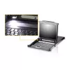 ATEN CL5708MW 43 cm lai LCD KVM-lüliti, USB-PS/2, VGA, 8 porti, UK-paigutus
