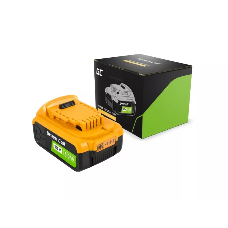 Green Cell aku DeWalt XR 18V 5Ah tööriistaakule DCB184
