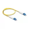 Delock LWL kaabel LC dupleks kuni LC dupleks singelmood OS2 nurgeline 1 m
