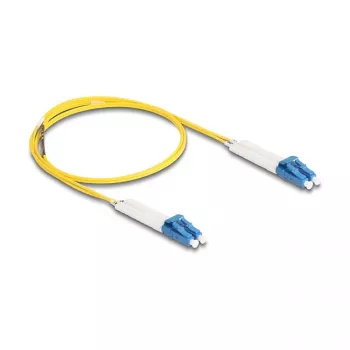 Delock LWL kaabel LC dupleks kuni LC dupleks singelmood OS2 nurgeline 1 m