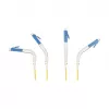 Delock LWL kaabel LC dupleks kuni LC dupleks singelmood OS2 nurgeline 1 m