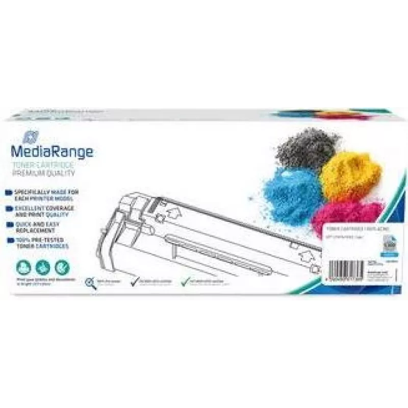 MediaRange MRHPTCF411X Tonerkartusche Kompatibel Cyan 1 Stück(e) (MRHPTCF411X)