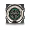 Delock M12 adapter X-kodeeritud 8-pin pistikupesa RJ45 pistikupesale sirge