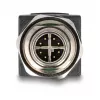 Delock M12 adapter X-kodeeritud 8 kontaktiga pistik RJ45 pesale sirge
