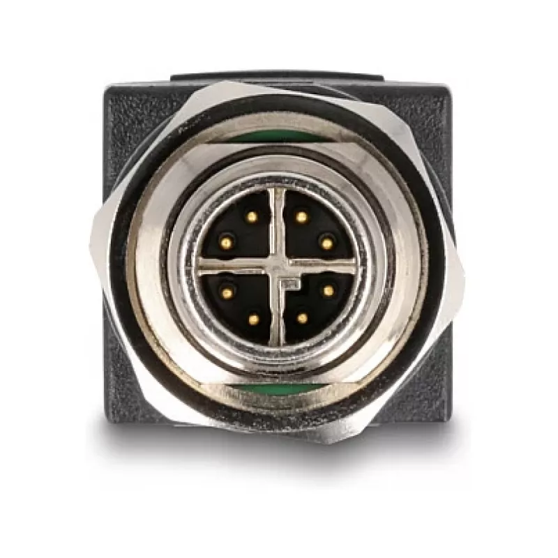 Delock M12 adapter X-kodeeritud 8 kontaktiga pistik RJ45 pesale sirge