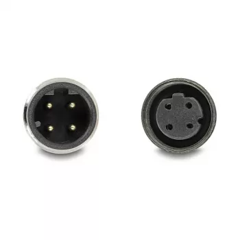 Delock M12 kaabel D-kodeering 4 kontaktiga pistik pesasse PVC 1 m