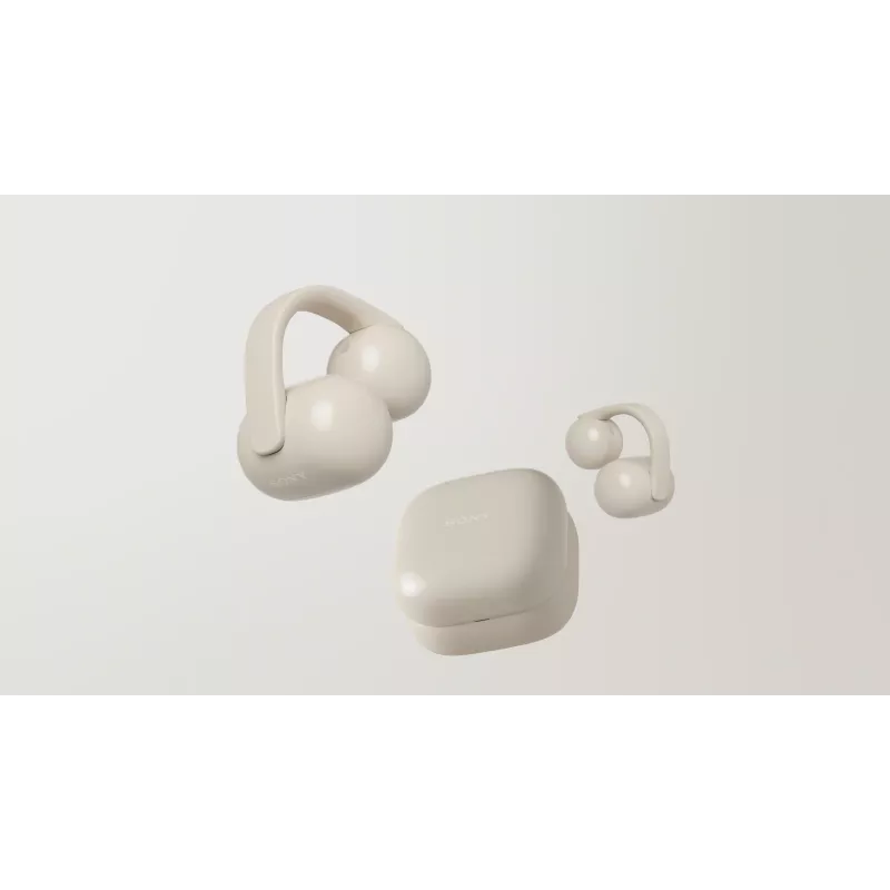 Sony | Kõrvaklapid | LinkBuds WF-LC900 Clip | Bluetooth | Avatud kõrvaga | Juhtmevaba | Hallikasbeež