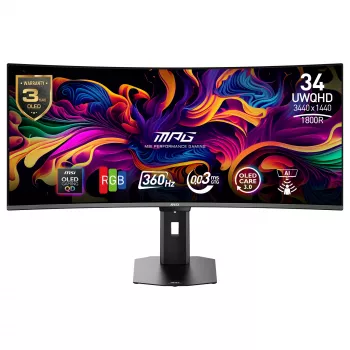 MSI MPG 341CQRDE QD-OLED X36 mängumonitor - 360Hz, 0,03ms GtG