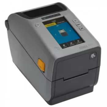 Zebra ZD611, 8 punkti/mm (203 dpi), ekraan (värviline), RFID, EPLII, ZPLII, USB, BT (BLE), Etherneti etiketiprinter, termoülekanne, eraldusvõime: 8 punkti/mm (203 dpi), kandja laius (max): 60 mm