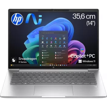 HP ProBook 4 G1q Snapdragon® X X1-26-100 sülearvuti Next Gen AI 35,6 cm (14 inch) (D6JU7ES#ABD)