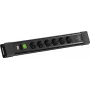 BACHMANN CONNECTUS 6xCEE7/3 1x lüliti, 1xUSB C/C 65W L=2,0m CEE7/7 must (BM0022777)