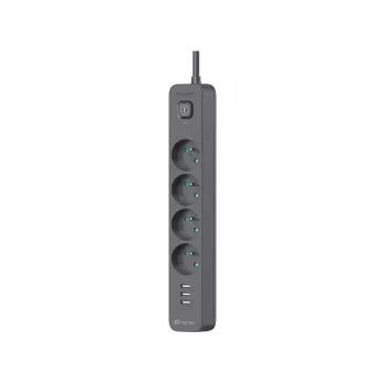 Tracer 47685 Power Line+ 5m (4 pistikupesa + 3x USB A)