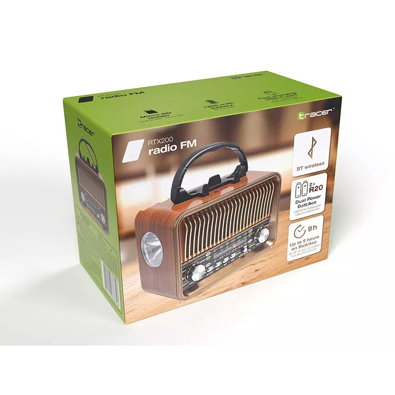 Tracer 47774 RTX200 ShockWave raadio FM