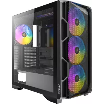 ANTEC AX-1000 ARGB Gaming E-ATX, ATX, Micro-ATX, ITX Mid Tower PC korpus, must (0-761345-10240-7)