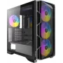 ANTEC AX-1000 ARGB Gaming E-ATX, ATX, Micro-ATX, ITX Mid Tower PC korpus, must (0-761345-10240-7)