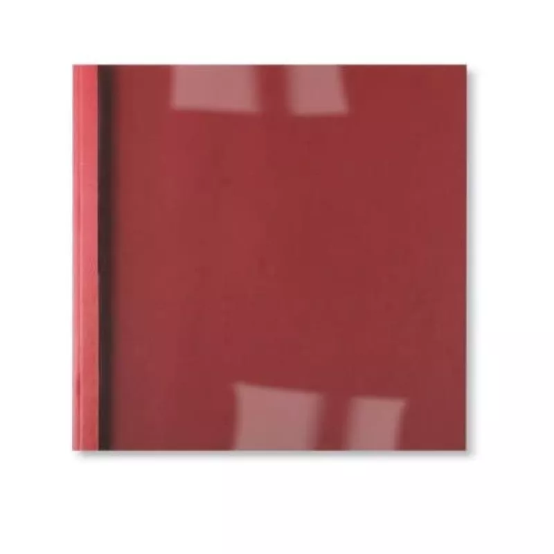 GBC LeatherGrain Thermal Binding Covers 3mm Red (100), A4, Red, Transparent, Matt, 30 sheets, 3 mm, 297 mm