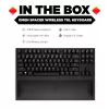 HP OMEN Spacer Wireless TKL klaviatuur, täissuuruses (100%), juhtmevaba, RF-juhtmevaba, mehaaniline, must