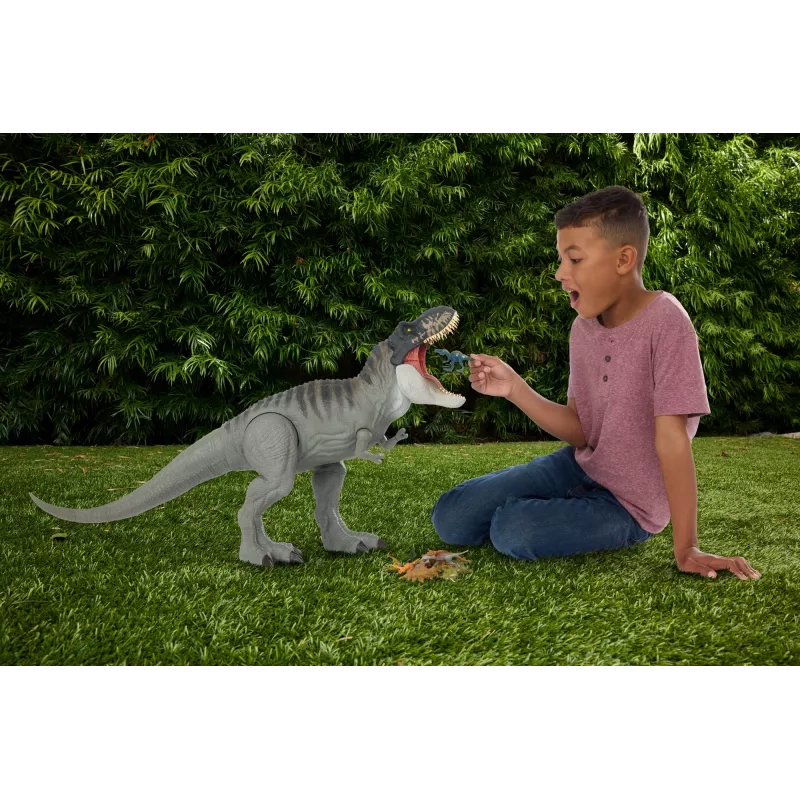 Jurassic World Rebirth Super Colossal Tyrannosaurus Rex märulifiguur, T-Rexi dinosauruse filmimänguasi