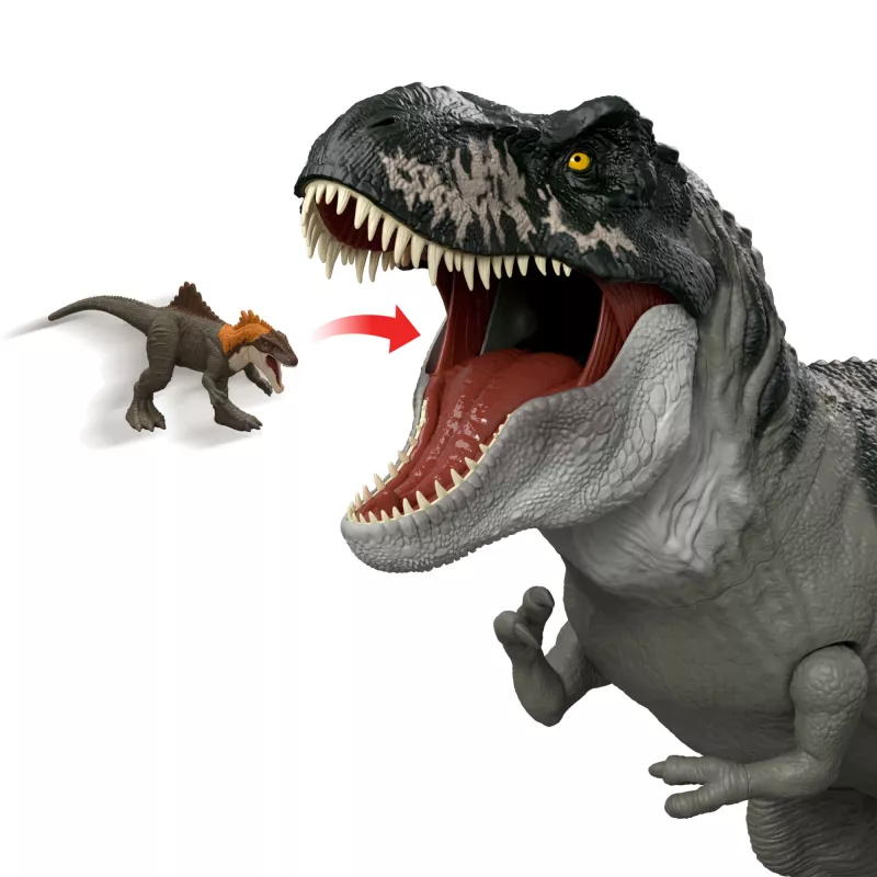 Jurassic World Rebirth Super Colossal Tyrannosaurus Rex märulifiguur, T-Rexi dinosauruse filmimänguasi
