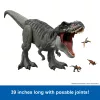 Jurassic World Rebirth Super Colossal Tyrannosaurus Rex märulifiguur, T-Rexi dinosauruse filmimänguasi