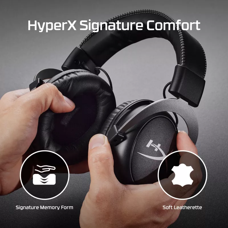 HyperX Cloud II – mänguri peakomplekt (must-punane)