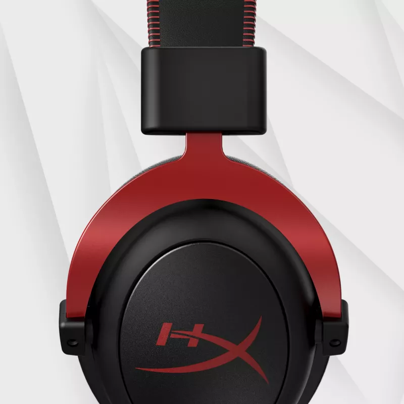 HyperX Cloud II – mänguri peakomplekt (must-punane)