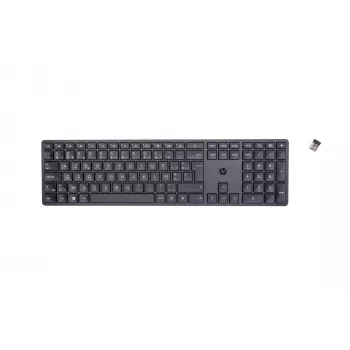 HP 450 Programmeeritav juhtmevaba klaviatuur RF-juhtmevaba + USB AZERTY Belgia must