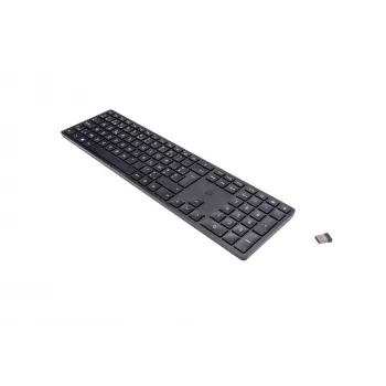 HP 450 Programmeeritav juhtmevaba klaviatuur RF-juhtmevaba + USB AZERTY Belgia must