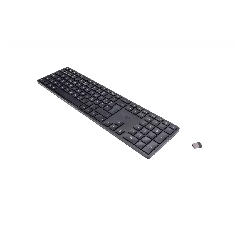 HP 450 Programmeeritav juhtmevaba klaviatuur RF-juhtmevaba + USB AZERTY Belgia must