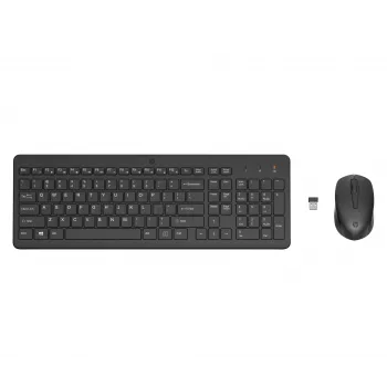 HP 330 juhtmevaba hiire ja klaviatuuri komplekt, täissuuruses (100%), juhtmevaba, RF-juhtmevaba, must, hiir kaasas