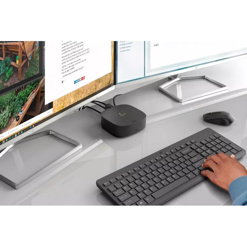 HP 330 juhtmevaba hiire ja klaviatuuri komplekt, täissuuruses (100%), juhtmevaba, RF-juhtmevaba, must, hiir kaasas