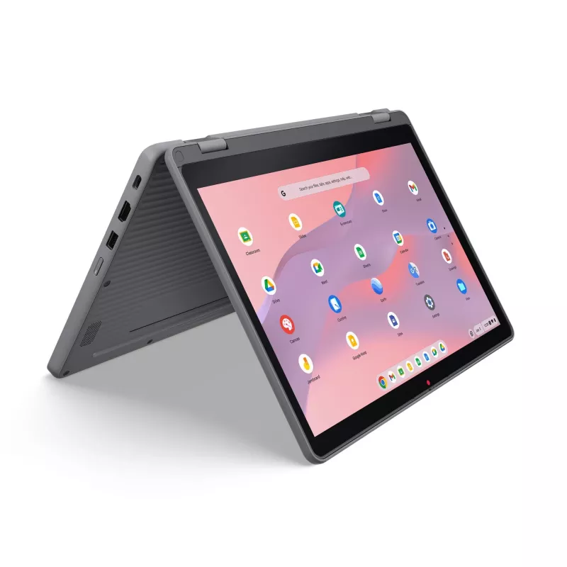 Lenovo Chrome 500e 2in1 G5 M89 MediaTek Kompanio 540 Chromebook 31 cm (12,2 tolli) puutetundlik ekraan WUXGA 8 GB LPDDR5x-SDRAM 64 GB UFS Wi-Fi 6E (802.11ax) ChromeOS inglise hall