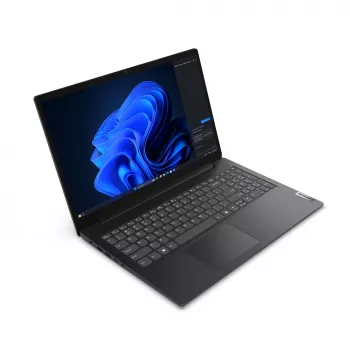 Lenovo V15 G5 IRL Intel Core 7 240H sülearvuti 39,6 cm (15,6 tolli) Full HD 16 GB DDR5-SDRAM 512 GB SSD Wi-Fi 6 (802.11ax) Windows 11 Pro Saksa Must