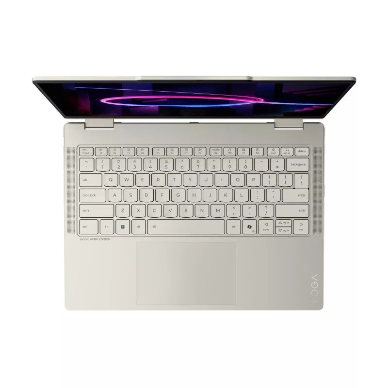 Lenovo Yoga 7 2-in-1 14IPH11 Copilot+ PC Intel Core Ultra 5 325 Hybrid (2-in-1) 35.6 cm (14 tolli) Puutetundlik WUXGA 16 GB LPDDR5x-SDRAM 512 GB SSD Wi-Fi 7 (802.11be) Windows 11 Home German Seashell (värv)