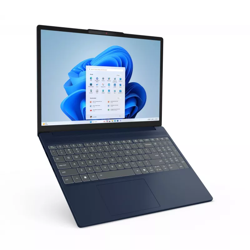 Lenovo IdeaPad õhuke 3 15ARP10 AMD Ryzen™ 5 150 sülearvuti 38.9 cm (15.3 tolli) WUXGA 16 GB DDR5-SDRAM 512 GB SSD Wi-Fi 7 (802.11be) Windows 11 Home saksa sinine