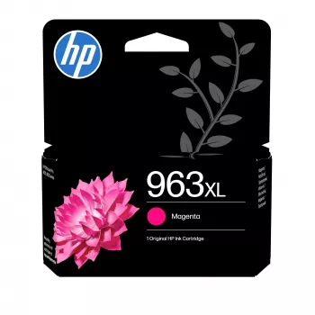 HP 963XL suure tootlikkusega magenta originaaltindikassett, suure (XL) tootlikkusega, magenta, pigmendipõhine tint, 23,25 ml, 1 tk, üksikpakend